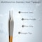 A2Z Scilab Flat Hollow Handle Tweezers, Serrated Head 4.75L, Stainless Steel, Gold Band A2Z-ZR895 - alternate 6